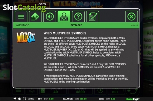 Скрин5. Wild Moon Jackpot 5k слот