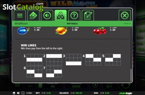 Скрин7. Wild Moon Jackpot 5k слот