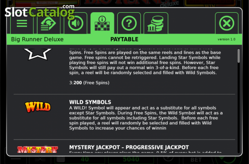 Скрин4. Big Runner Deluxe Jackpot слот