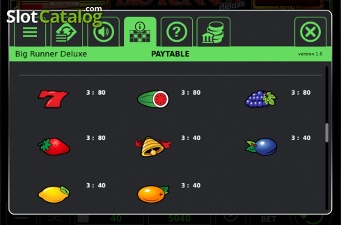 Скрин6. Big Runner Deluxe Jackpot слот