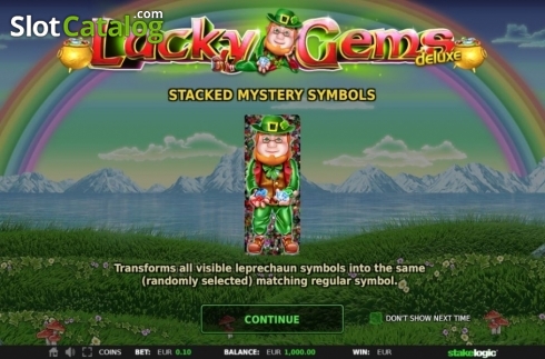 Скрин2. Lucky Gems Deluxe (StakeLogic) слот