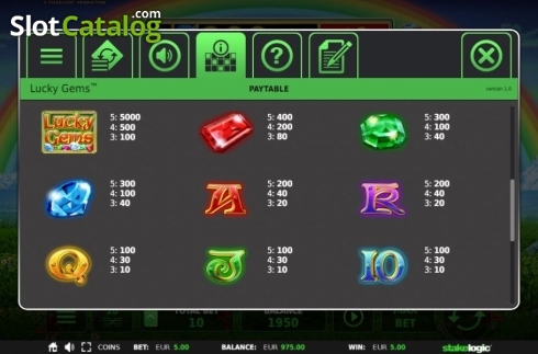 Скрин9. Lucky Gems Deluxe (StakeLogic) слот
