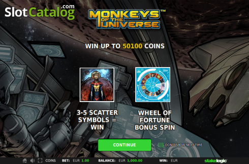 Скрин2. Monkeys of the Universe слот