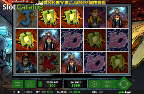 Скрин4. Monkeys of the Universe слот