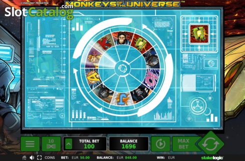 Скрин6. Monkeys of the Universe слот