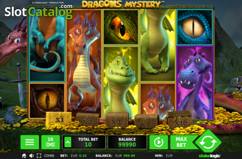 Скрин3. Dragons Mystery (StakeLogic) слот