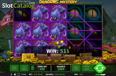 Скрин4. Dragons Mystery (StakeLogic) слот