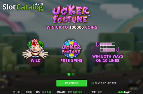 Скрин2. Joker Fortune слот