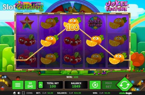 Скрин4. Joker Fortune слот