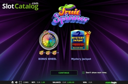 Скрин2. Fruit Spinner слот