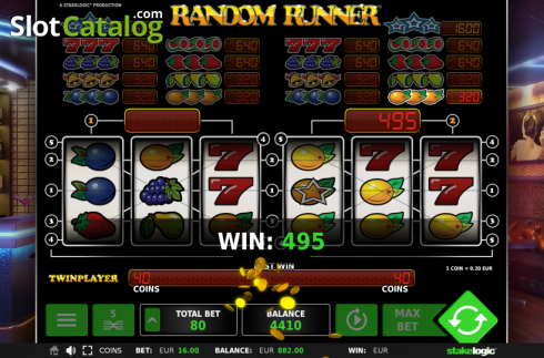 Скрин3. Random Runner (StakeLogic) слот