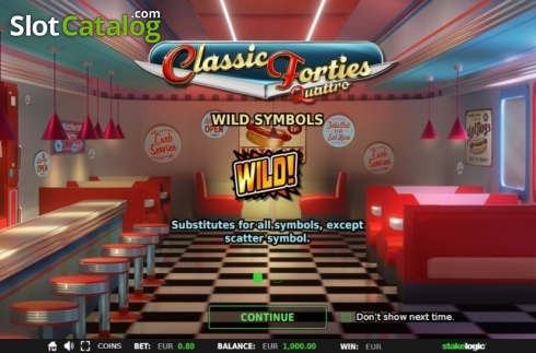 Скрин2. Classic Forties Quattro слот