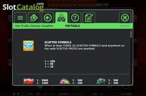 Скрин9. Hot Fruits Deluxe (StakeLogic) слот