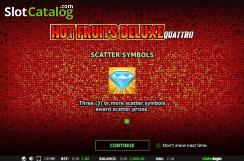 Скрин2. Hot Fruits Deluxe (StakeLogic) слот