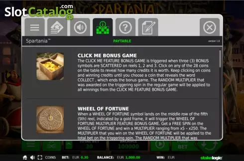 Скрин2. Spartania слот