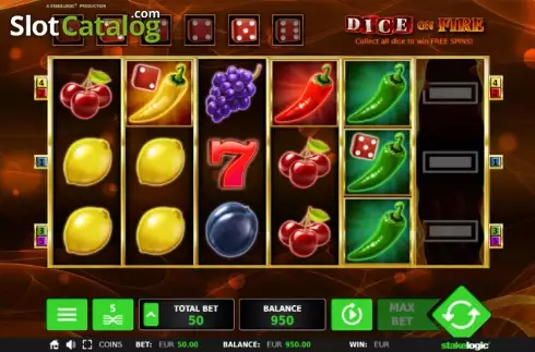 Скрин3. Dice on Fire слот