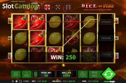 Скрин4. Dice on Fire слот