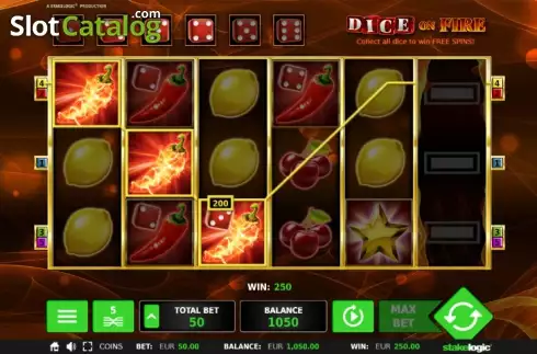 Скрин5. Dice on Fire слот