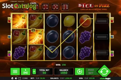 Скрин6. Dice on Fire слот