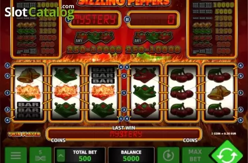 Скрин4. Sizzling Peppers слот