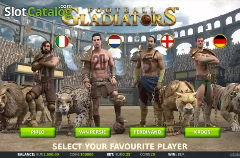 Скрин3. Football Gladiators слот