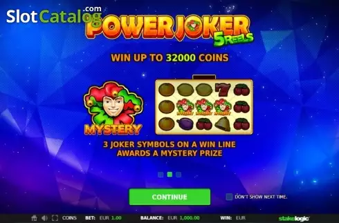 Скрин3. Power Joker 5 Reels (Classic Joker) слот