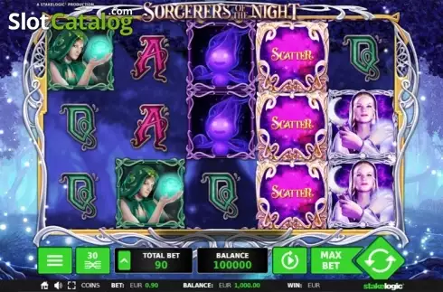 Скрин5. Sorcerers of the Night слот