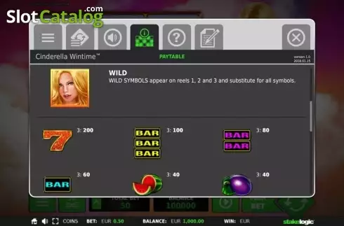Скрин3. Cinderella Wintime слот