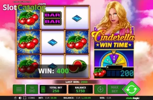 Скрин8. Cinderella Wintime слот