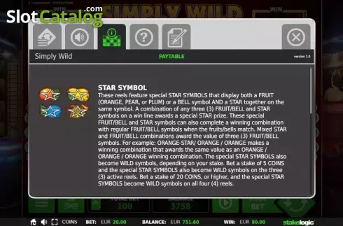 Скрин6. Simply Wild (StakeLogic) слот