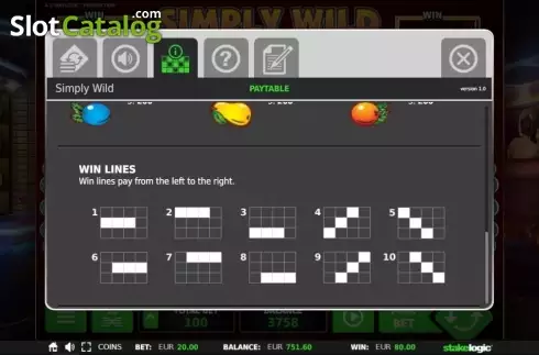 Скрин8. Simply Wild (StakeLogic) слот