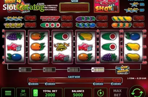 Скрин2. Hot4Shot Deluxe слот