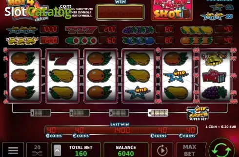 Скрин6. Hot4Shot Deluxe слот