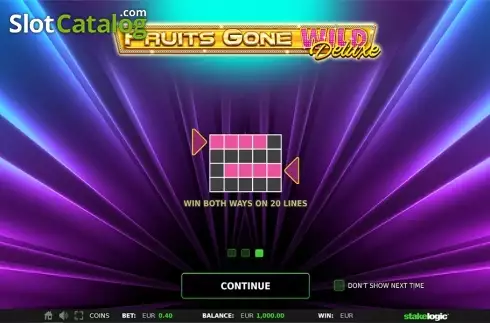Скрин4. Fruits Gone Wild Deluxe слот