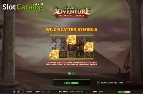Скрин2. Book of Adventure (StakeLogic) слот