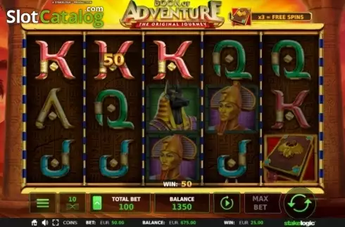 Скрин5. Book of Adventure (StakeLogic) слот