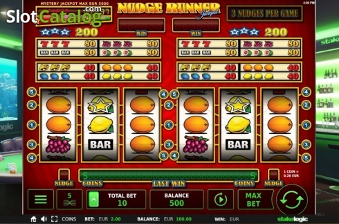 Скрин3. Nudge Runner слот