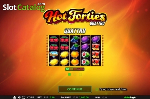 Скрин2. Hot Forties Quattro слот