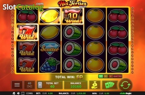 Скрин5. Hot Forties Quattro слот