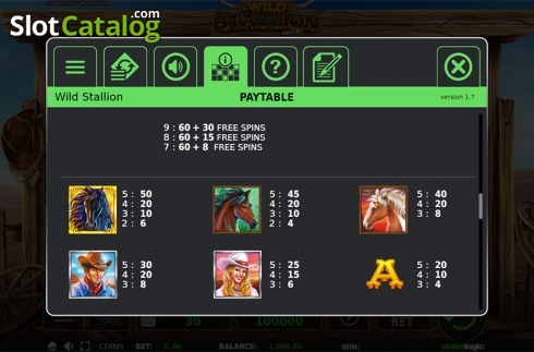 Скрин9. Wild Stallion слот