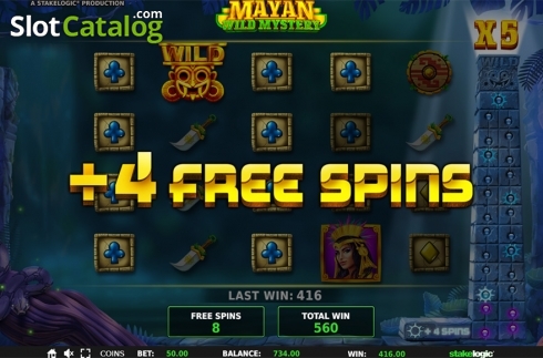 Скрин7. Mayan Wild Mystery слот