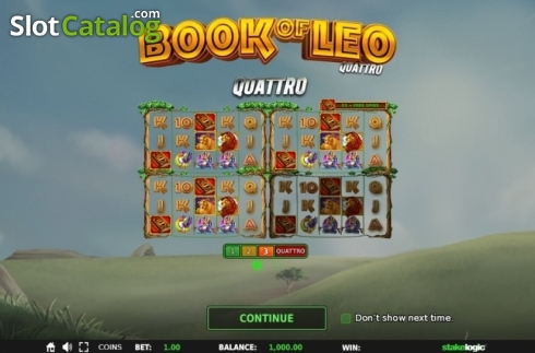 Скрин2. Book of Leo слот