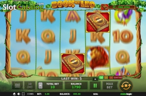 Скрин8. Book of Leo слот