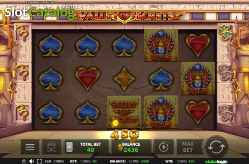 Скрин8. Valley of Secrets слот