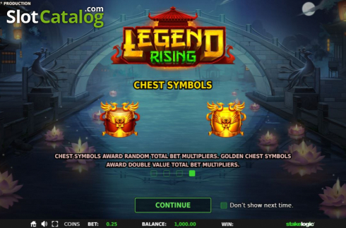 Скрин2. Legend Rising слот