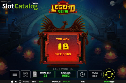 Скрин7. Legend Rising слот