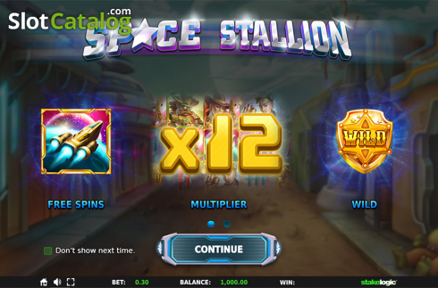 Скрин2. Space Stallion слот