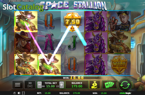 Скрин5. Space Stallion слот
