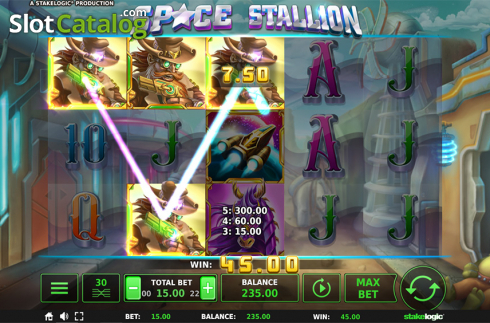 Скрин6. Space Stallion слот