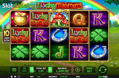 Скрин3. Lucky Mushrooms Deluxe слот